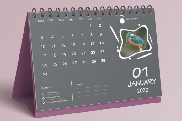 Desk Calendar Template 2022: A Creative Edge for Your Year