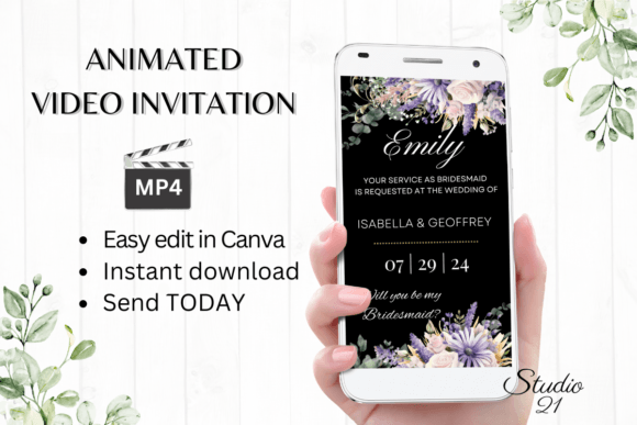 Digital Bridesmaid Proposal W3413M: Your Guide to a Seamless Ask