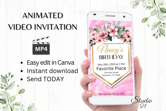 Effortless Elegance: A Guide to the Digital Marble Birthday Evite
