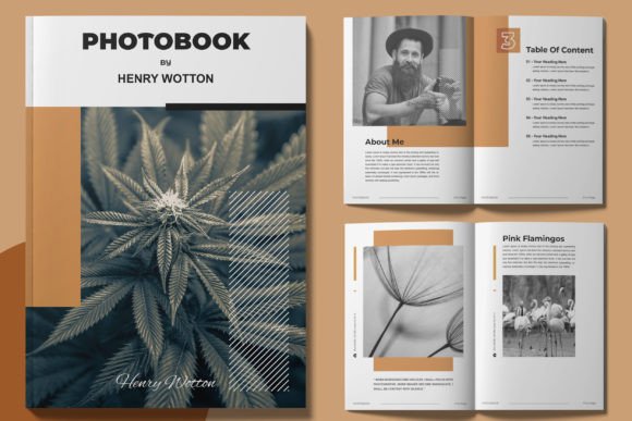 Elevate Your Editorial: The Photo Book Magazine Template Layout