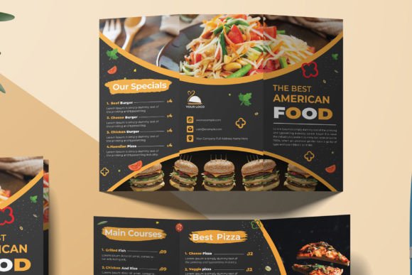 Food Menu Design 2023 Trifold: A Practical Guide for Restaurants
