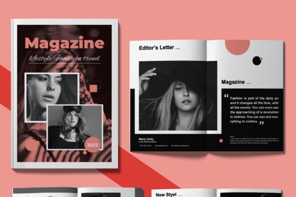 Magazine Design 2024: A Modern Template for Print