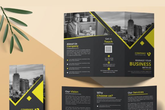 Mastering Business Communication with a Trifold Brochure Template