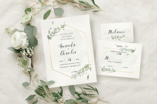 Modern Gold Foliage Wedding Suite: A Designer's Guide to Elegant Invitations