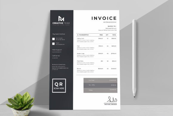 Modern Invoice Template: A Professional Layout for Every Business