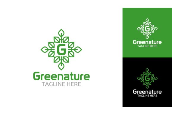 The Green Nature Logo: A Full-Color Vector for Modern Branding