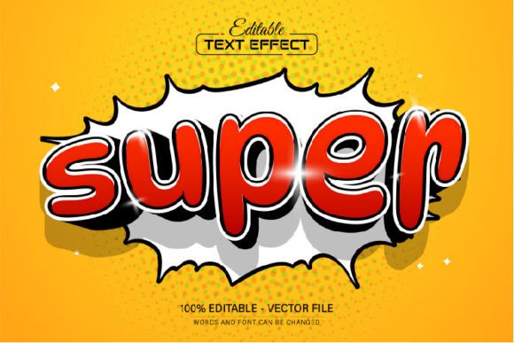 Unleash Your Brand's Voice with Super Pop Art Comic Text Effect Editable